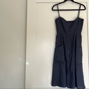 Reformation navy dress